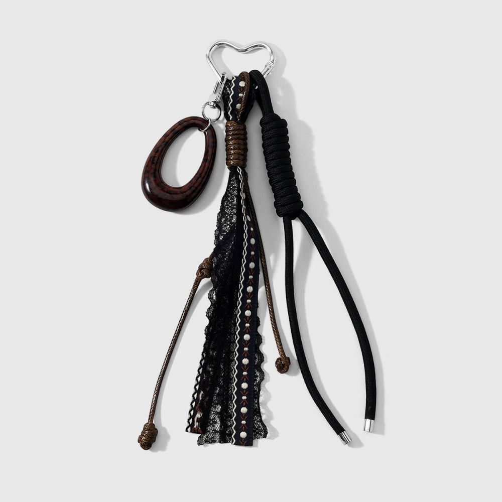 Porte-Clés De Sac En Alliage Tissé À Imprimé Léopard, Collection Quotidienne Simple Series 