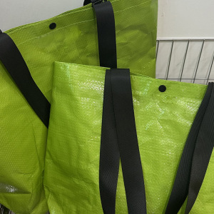 Sacs Cabas Carrés Pour Femmes, Style Décontracté, Couleur Unie, En Polypropylène Tissé h5 Image4