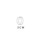 couleur argent/3cm 