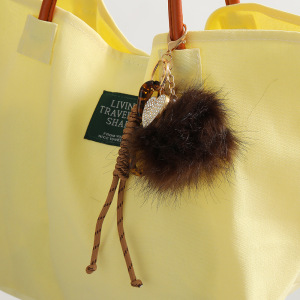 Breloques De Sac En Alliage À Motif Léopard, Chaîne, Cœur Rétro, Couleur Unie, Série Simple h5 Image2