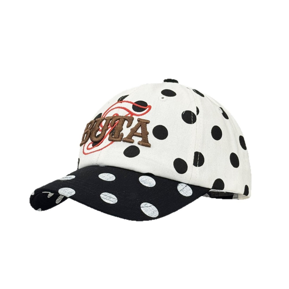 Casquette De Baseball En Coton À Pois Multicolores, Style Décontracté, Collection Simple Series Image3