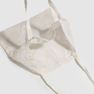 Sacs À Bandoulière Carrés Pour Femmes, Style Parisien Chic, Brodés De Fleurs, Couleur Unie, En Polyester Ajouré h5 Image4