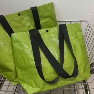 Sacs Cabas Carrés Pour Femmes, Style Décontracté, Couleur Unie, En Polypropylène Tissé h5 Image3
