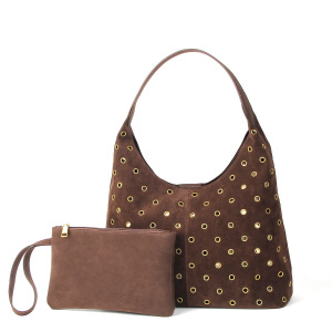 Sacs À Bandoulière Femme En Daim Clouté Et Ajouré, Style Streetwear h5 