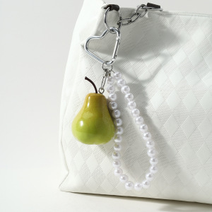 Breloques De Sac En Alliage Avec Perles De Fruits Quotidiennes De La Série Simple h5 Image4