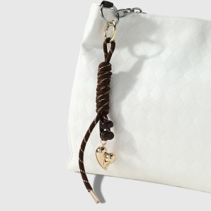 Breloques De Sac En Alliage Tissé Cœur Et Étoile De La Série Simple Daily h5 Image4