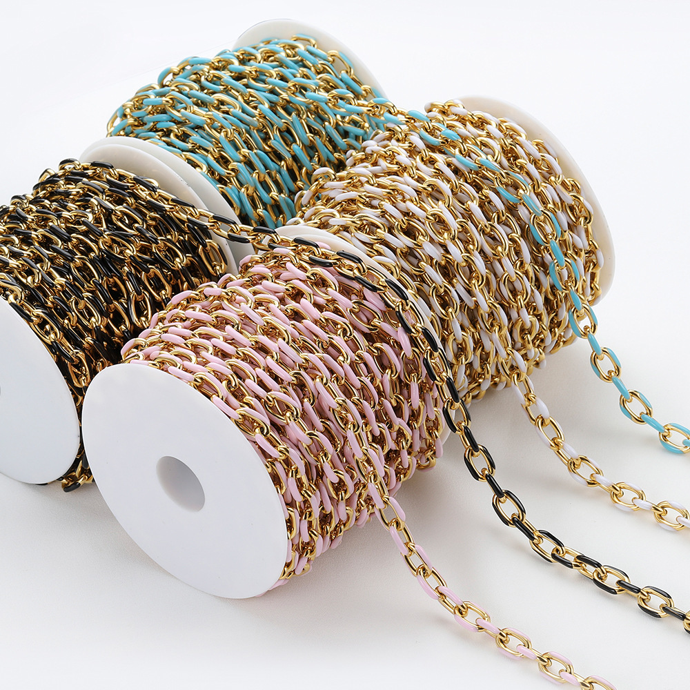 Chaîne Simple À Monter Soi-Même En Acier Inoxydable, Matériaux De Cordage Étanches Image4