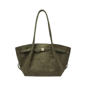 Sacs Fourre-Tout Coussin Pour Femmes, Style Décontracté, Avec Détails Métalliques Et Couleur Unie En Daim. h5