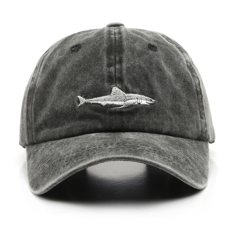 Casquette De Baseball En Coton Style Océanique, Couleur Unie Décontractée, Série Simple Image3