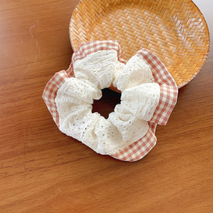 Chouchous En Polyester À Pois Et À Carreaux, Collection Simple Series Sweet Flower h5