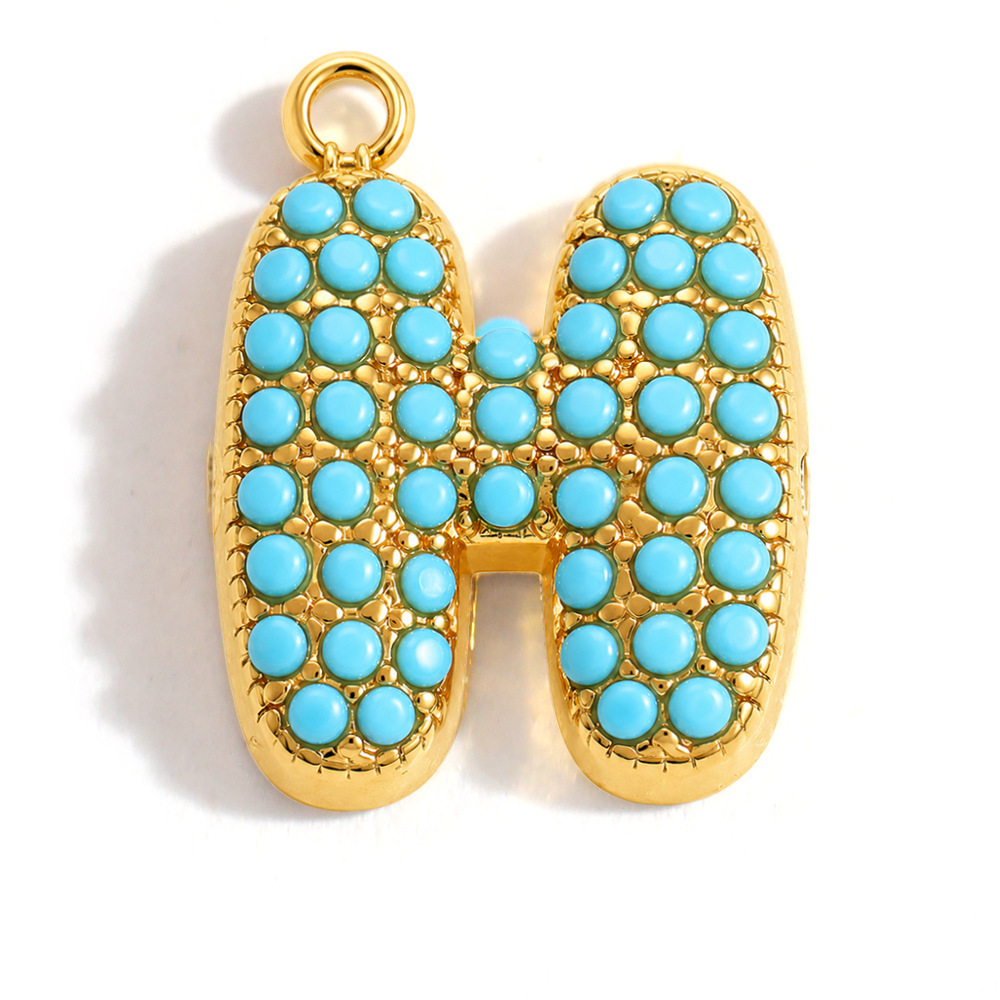 Pendentifs Femme Simple Series Diy En Acier Inoxydable Étanche Couleur Or h5Image3