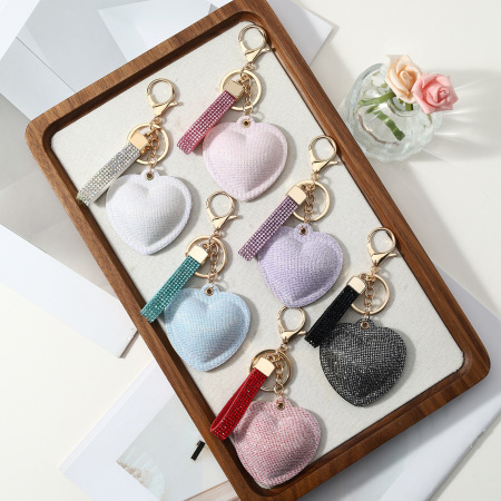 Breloques de sac en alliage de couleur unie, série simple, pour tous les jours 2