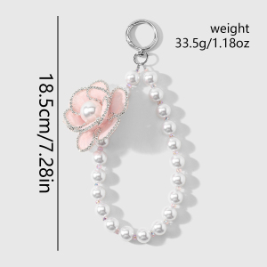 Breloques De Sac En Alliage, Perles Unies, Collection Simple Series Daily Flower h5 Image2