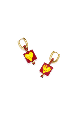 Boucles D'Oreilles En Acier Inoxydable Avec Perles En Forme De Cœur, Collection Daily Simple, Bijoux Pour Femmes h5