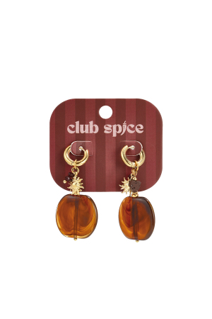 Boucles D'Oreilles Pendantes En Acier Inoxydable, Motif Floral, Collection Daily Simple, Bijoux Pour Femmes h5 Image2