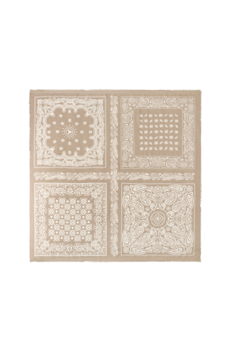 Écharpes d'hiver à motif cachemire, en polyester classique, accessoires du quotidien