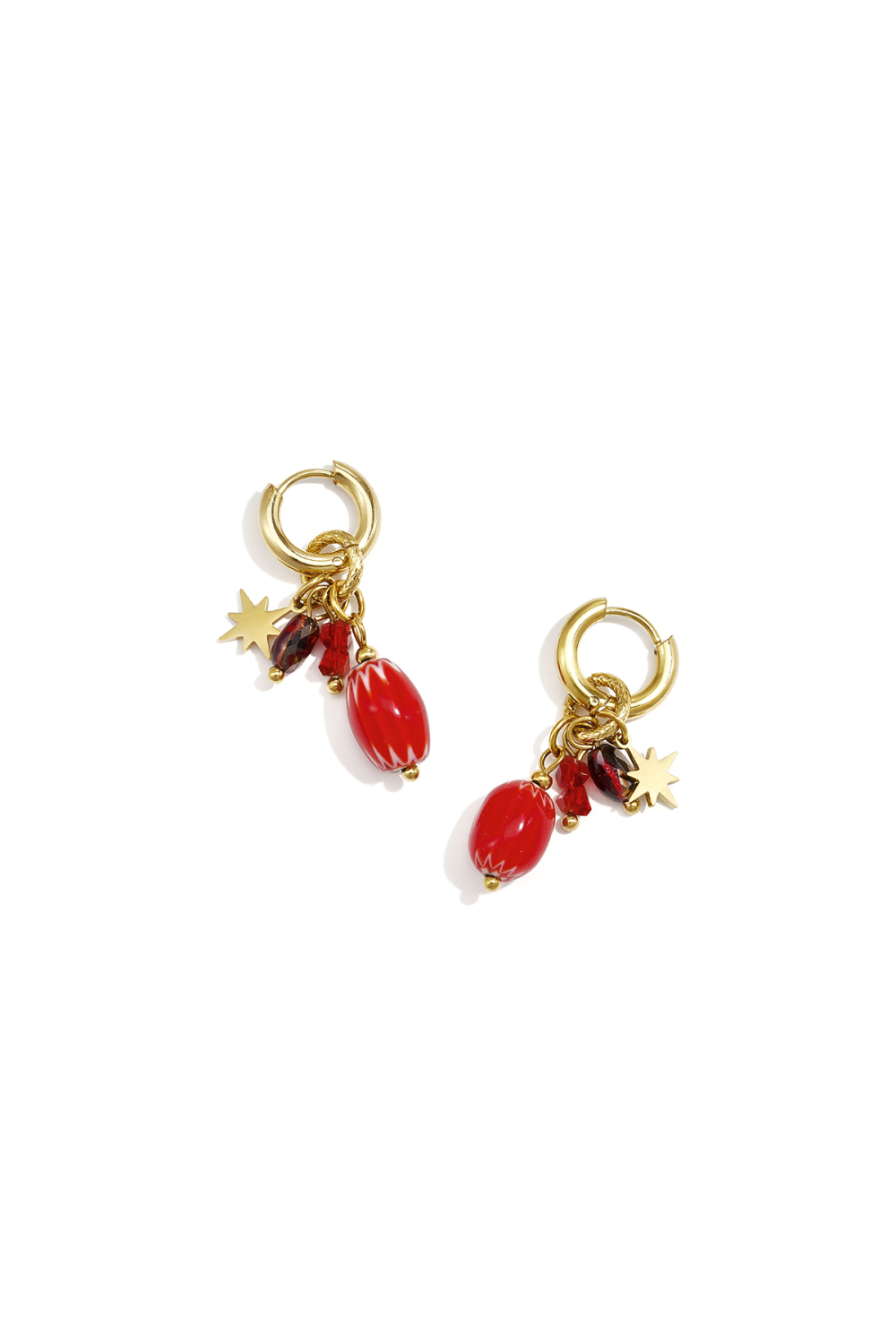 Boucles D'Oreilles En Perles D'Acier Inoxydable, Collection Simple Et Mignonne Pour Le Quotidien, Bijoux Pour Femmes
