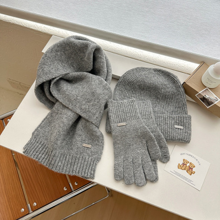 Écharpes d'hiver en polyester uni de la collection Simple Series Daily 2