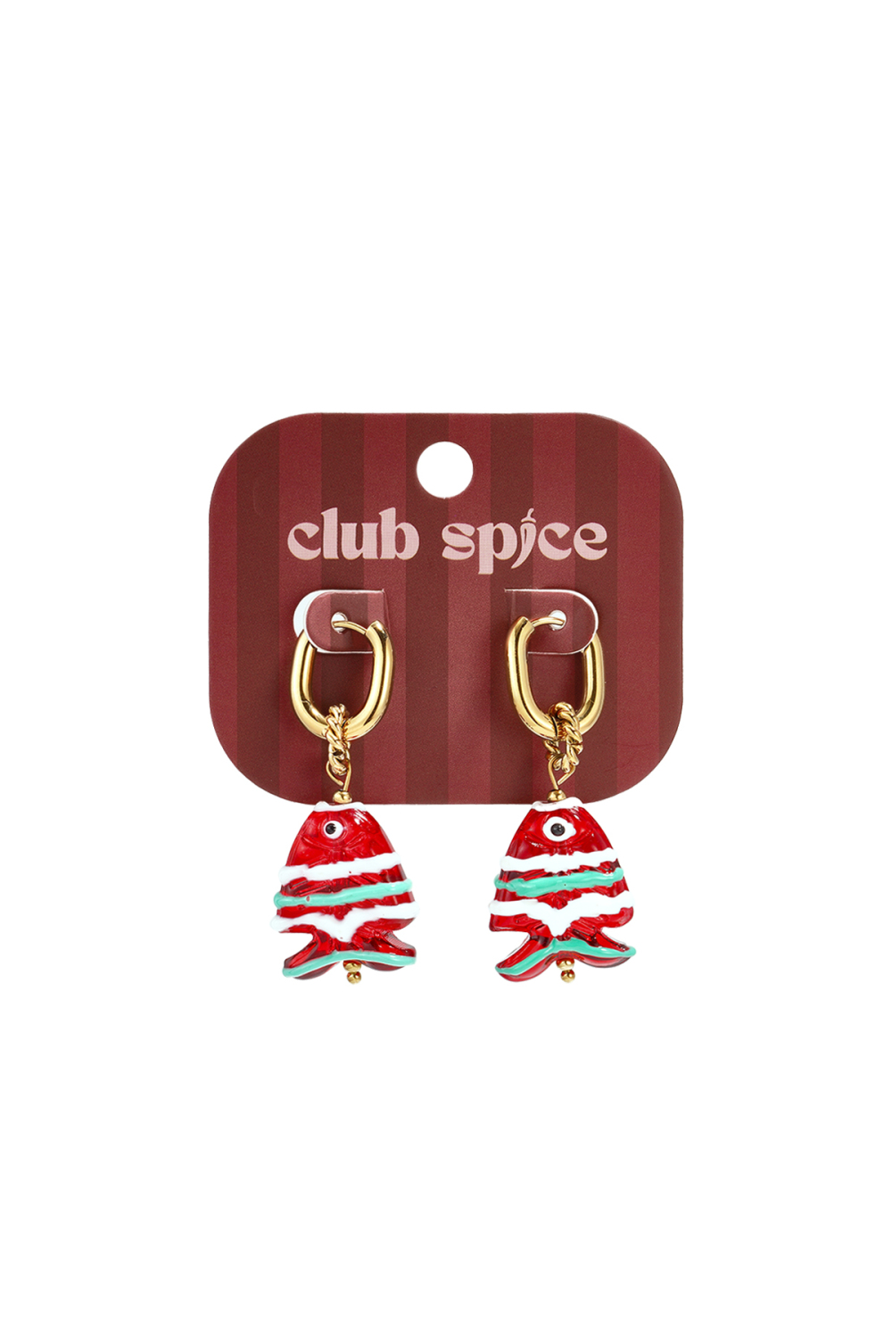 Boucles D'Oreilles Pendantes En Acier Inoxydable, Motif Poisson, Collection Daily Simple, Bijoux Pour Femmes Image3
