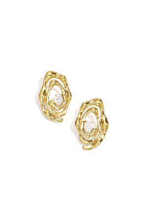 Boucles D'Oreilles Puces En Acier Inoxydable, Forme Irrégulière, Collection Simple Daily Simple, Bijoux Pour Femmes h5