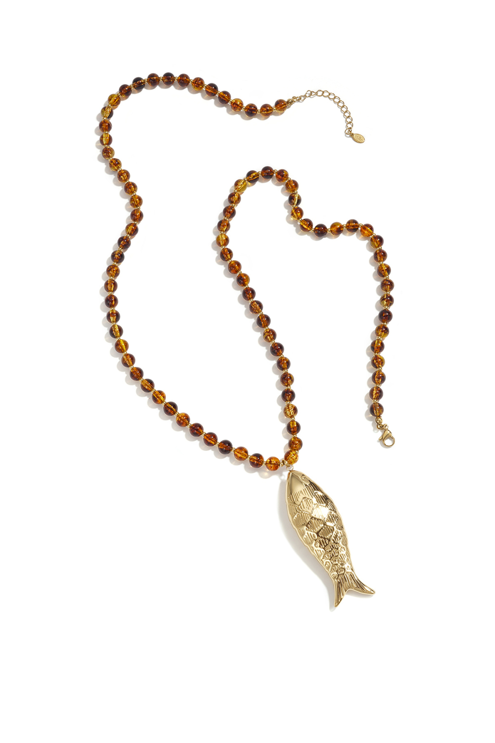 Colliers Longs En Acrylique, Motif Poisson, Collection Daily Simple, Bijoux Pour Femmes Image4