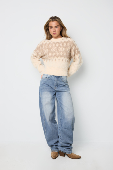Le pull d'hiver poilu