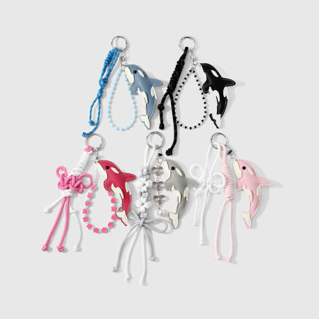 Breloques de sac en alliage en forme de cœur, d'animal et de nœud papillon, collection quotidienne Simple Series 2