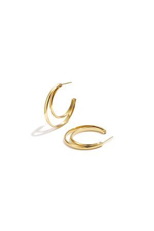 Boucles D'Oreilles Créoles En Acier Inoxydable, Style Simple Et Quotidien, Collection De Bijoux Pour Femmes h5