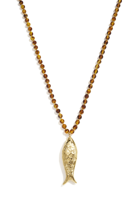 Colliers longs en acrylique, motif poisson, collection Daily Simple, bijoux pour femmes
