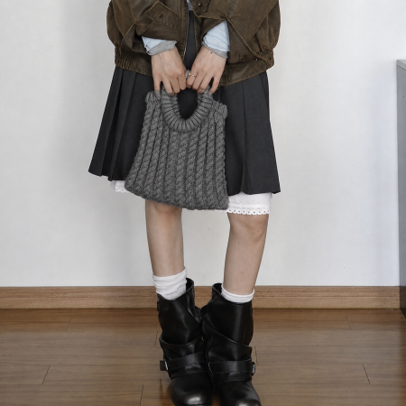 Sacs à main carrés pour femmes, style décontracté, couleur unie, en polyester tissé 2