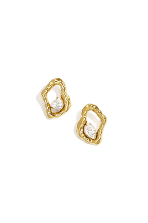 Boucles D'Oreilles Puces En Acier Inoxydable, Forme Géométrique, Collection Simple Pour Le Quotidien, Bijoux Pour Femmes h5