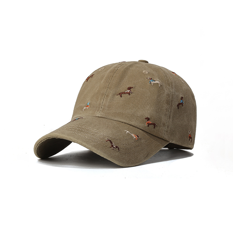 Casquette De Baseball En Coton Brodée D'Un Joli Motif De Cheval h5Image2