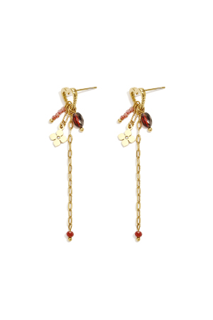 Boucles D'Oreilles Pendantes En Acier Inoxydable, Chaîne, Collection Simple Daily Simple, Bijoux Pour Femmes h5 