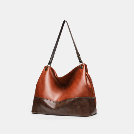 Sacs à bandoulière carrés pour femmes, style patchwork décontracté, couleurs mélangées, en PU de qualité supérieure 2