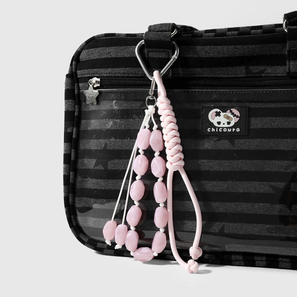 Breloques Pour Sac Femme En Alliage, Perles Couleur Unie En Forme De Cœur, Collection Simple Series Daily Heart Image3