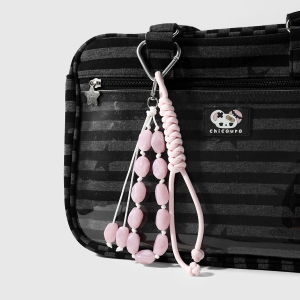 Breloques Pour Sac Femme En Alliage, Perles Couleur Unie En Forme De Cœur, Collection Simple Series Daily Heart h5 Image3