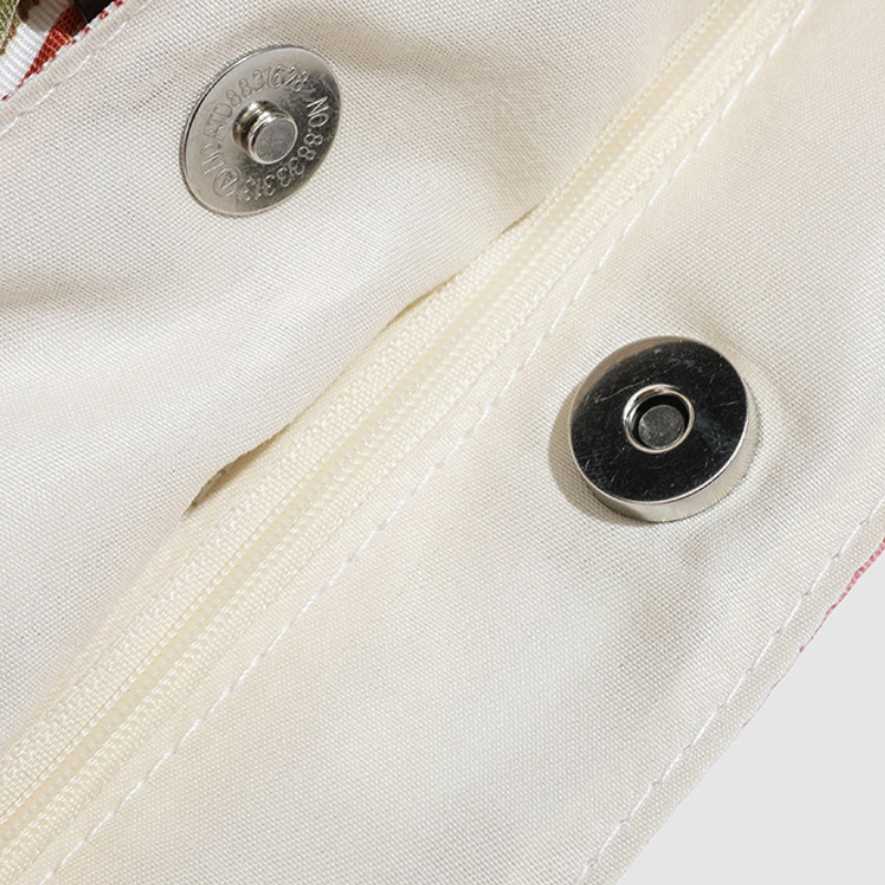 Sacs À Bandoulière Oreiller Pour Femmes, Style Parisien Chic, Rayures Imprimées, Couleurs Mélangées, En Polyester. Image10