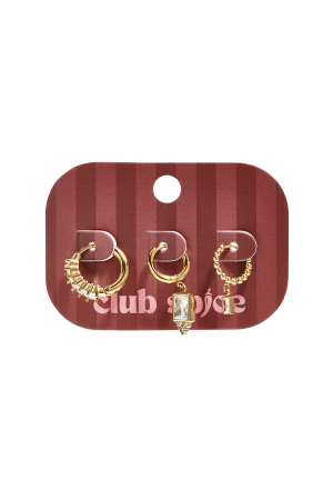 Boucles D'Oreilles En Acier Inoxydable, Forme Géométrique, Collection Simple Pour Le Quotidien, Bijoux Pour Femmes h5 Image3