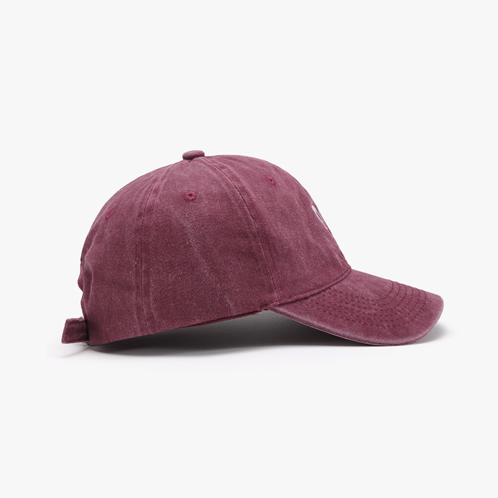 Casquette De Baseball Femme En Coton Brodée De Cœur Image2
