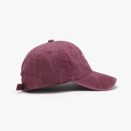 Casquette de baseball femme en coton brodée de cœur 2