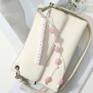 Breloques Pour Sac Femme En Alliage, Perles Couleur Unie En Forme De Cœur, Collection Simple Series Daily Heart h5 Image5