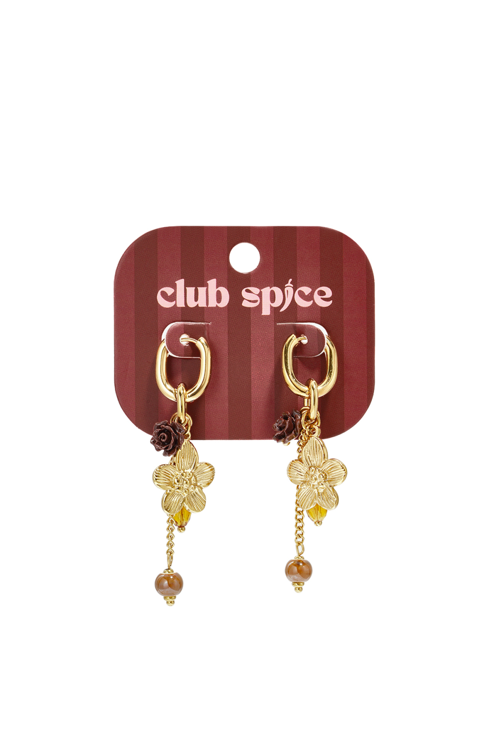 Boucles D'Oreilles En Perles D'Acier Inoxydable, Style Floral, Collection Romantique Décontractée Pour Le Quotidien, Bijoux Pour Femmes h5Image6
