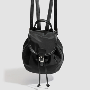 Sac À Dos Femme En Polyester, Style Décontracté, Couleur Unie h5 Image2