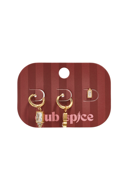 Boucles D'Oreilles En Acier Inoxydable, Forme Géométrique, Collection Simple Pour Le Quotidien, Bijoux Pour Femmes 2