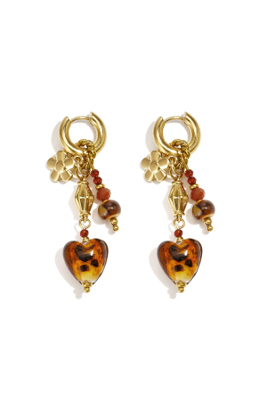 Boucles D'Oreilles Pendantes En Acier Inoxydable, Motif Fleur, Collection Daily Simple, Bijoux Pour Femmes h5