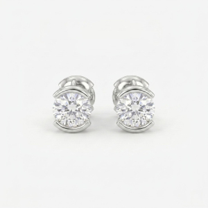 Boucles D'Oreilles À Clip Pour Femmes, Élégantes, De Forme Irrégulière, Couleur Cuivre Doré Et Zircon, Collection Luxious h5 Image3