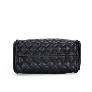 Sac À Bandoulière Carré Pour Femme, Style Décontracté, Matelassé, Finitions Métalliques, Couleur Unie, Chaîne, En Pu De Qualité Supérieure h5 Image7