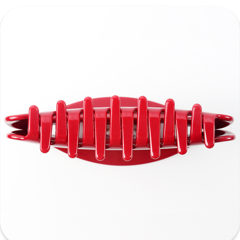 Série Simple Daily Letter Couleur Unie Dégradé Couleur Acétate Crampons À Cheveux h5Image6