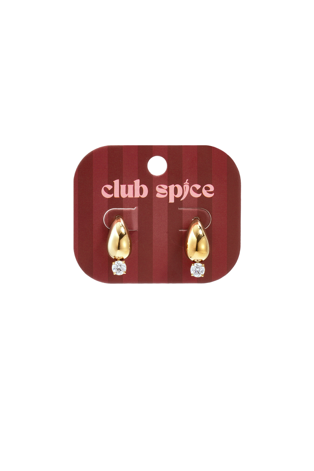 Boucles D'Oreilles Puces En Acier Inoxydable, Forme Goutte, Collection Simple Daily, Bijoux Pour Femmes Image2