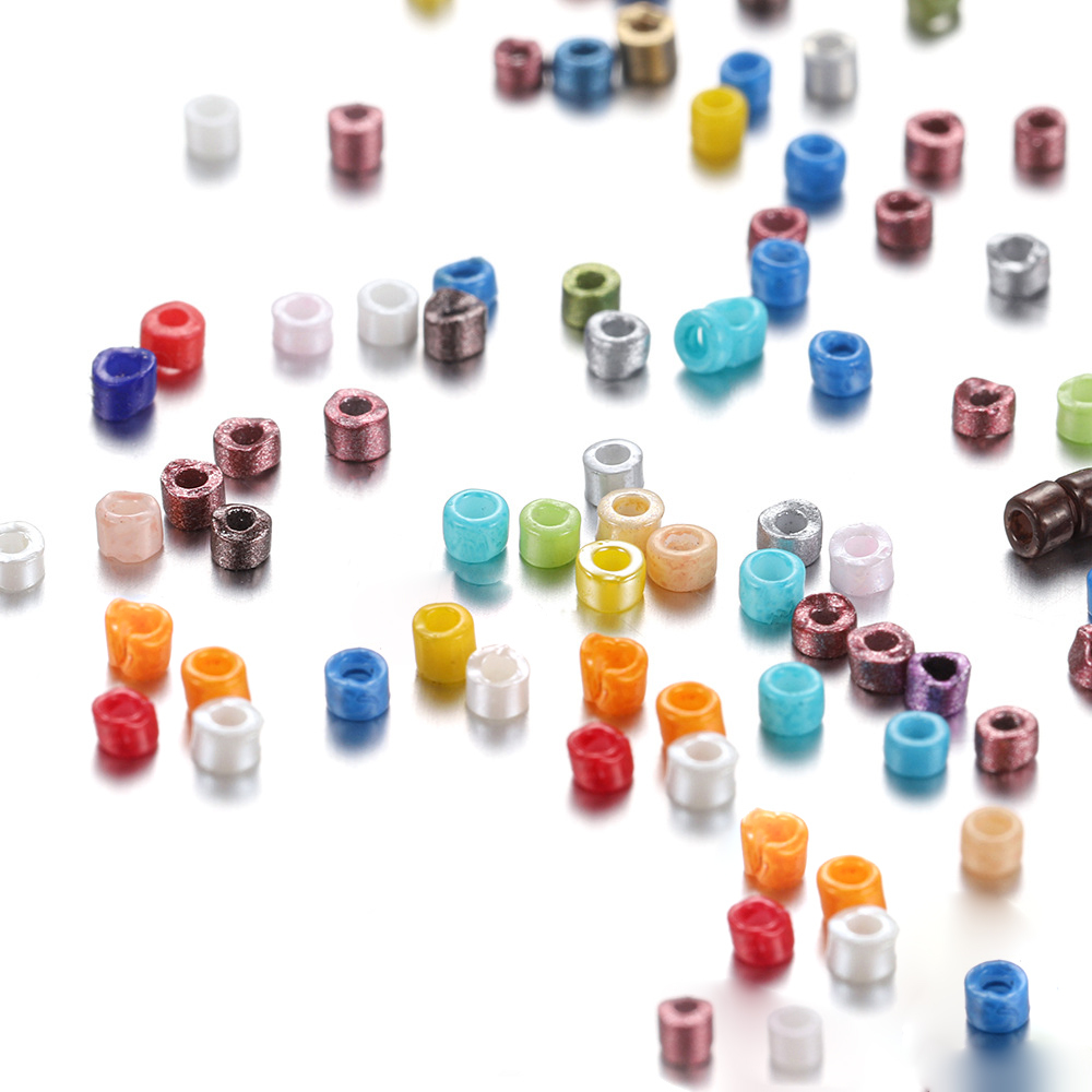 Perles En Résine De Couleur Unie, Série Simple De 2 Mm, À Faire Soi-Même h5Image3